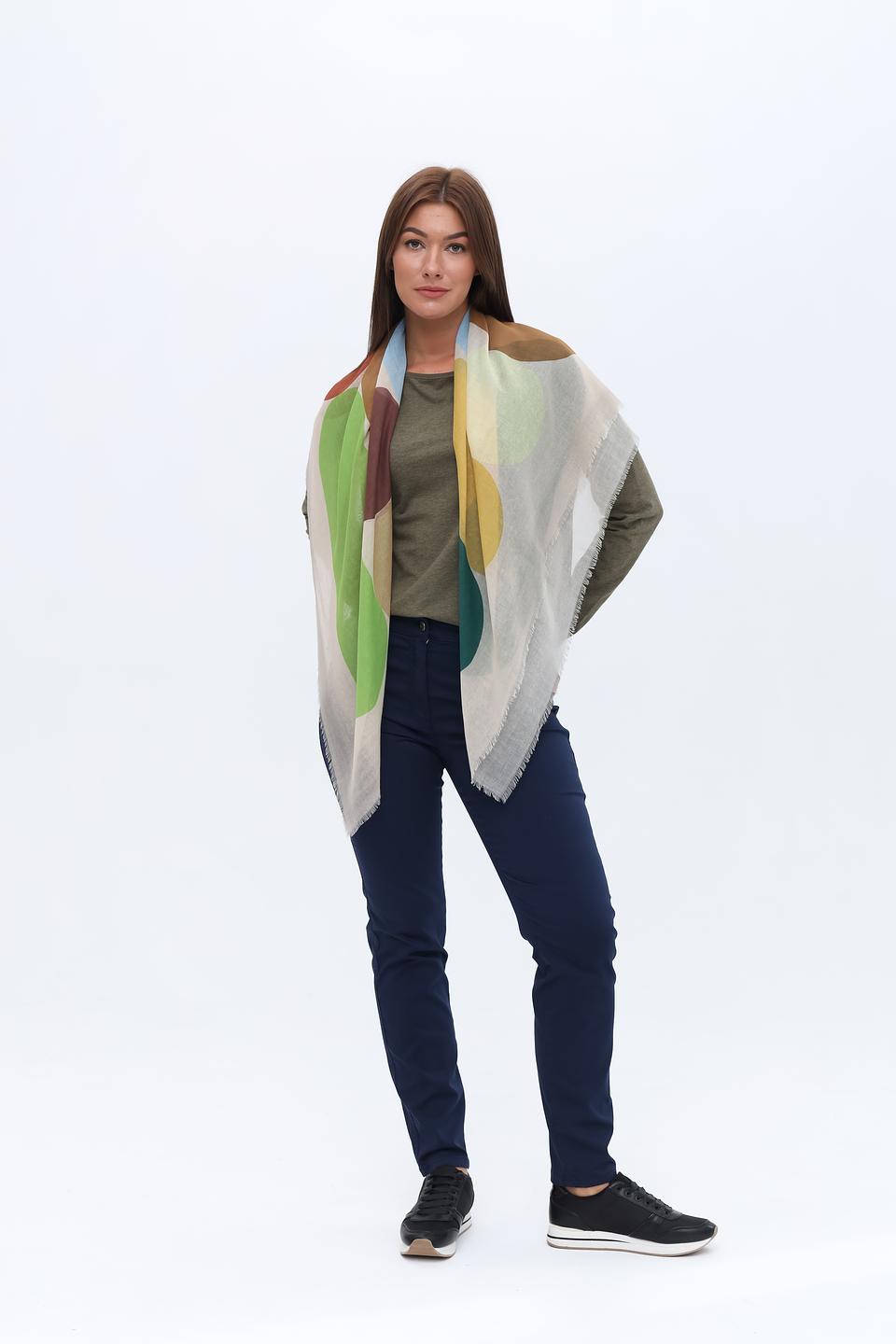 Платок Fraas с геометрическим принтом