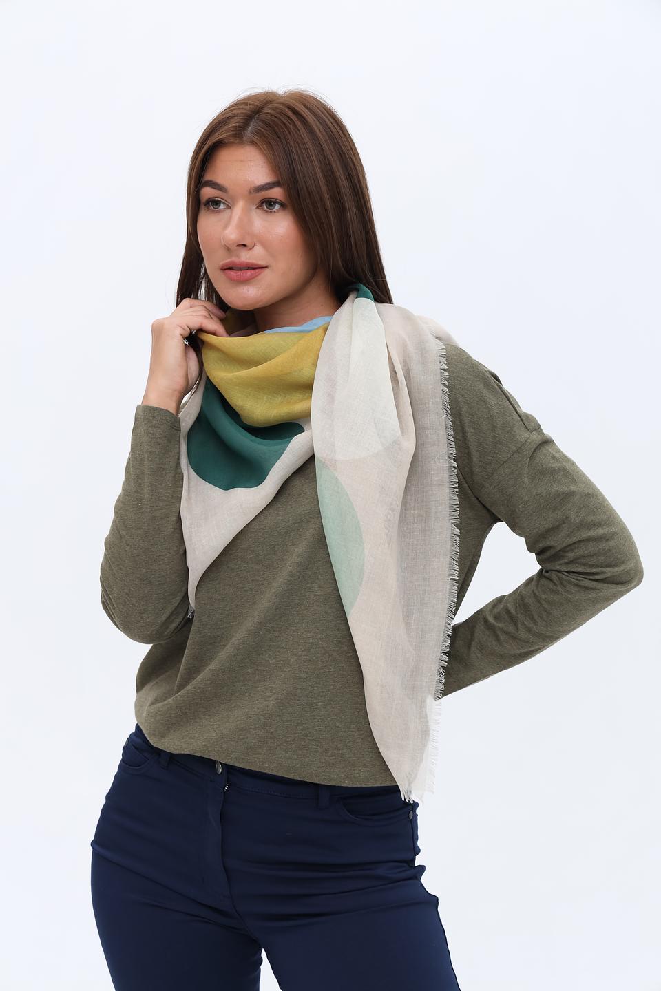 Платок Fraas с геометрическим принтом