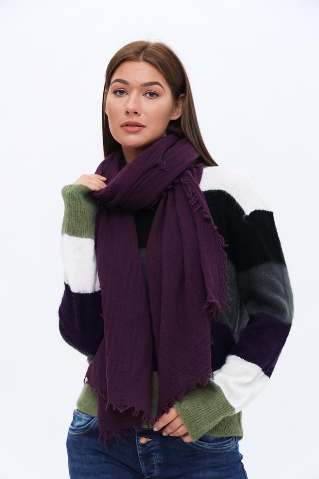 Шарф Fraas фиолетовый