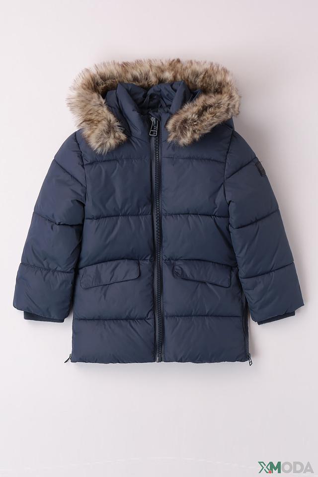 Куртка Sarabanda синяя с мехом