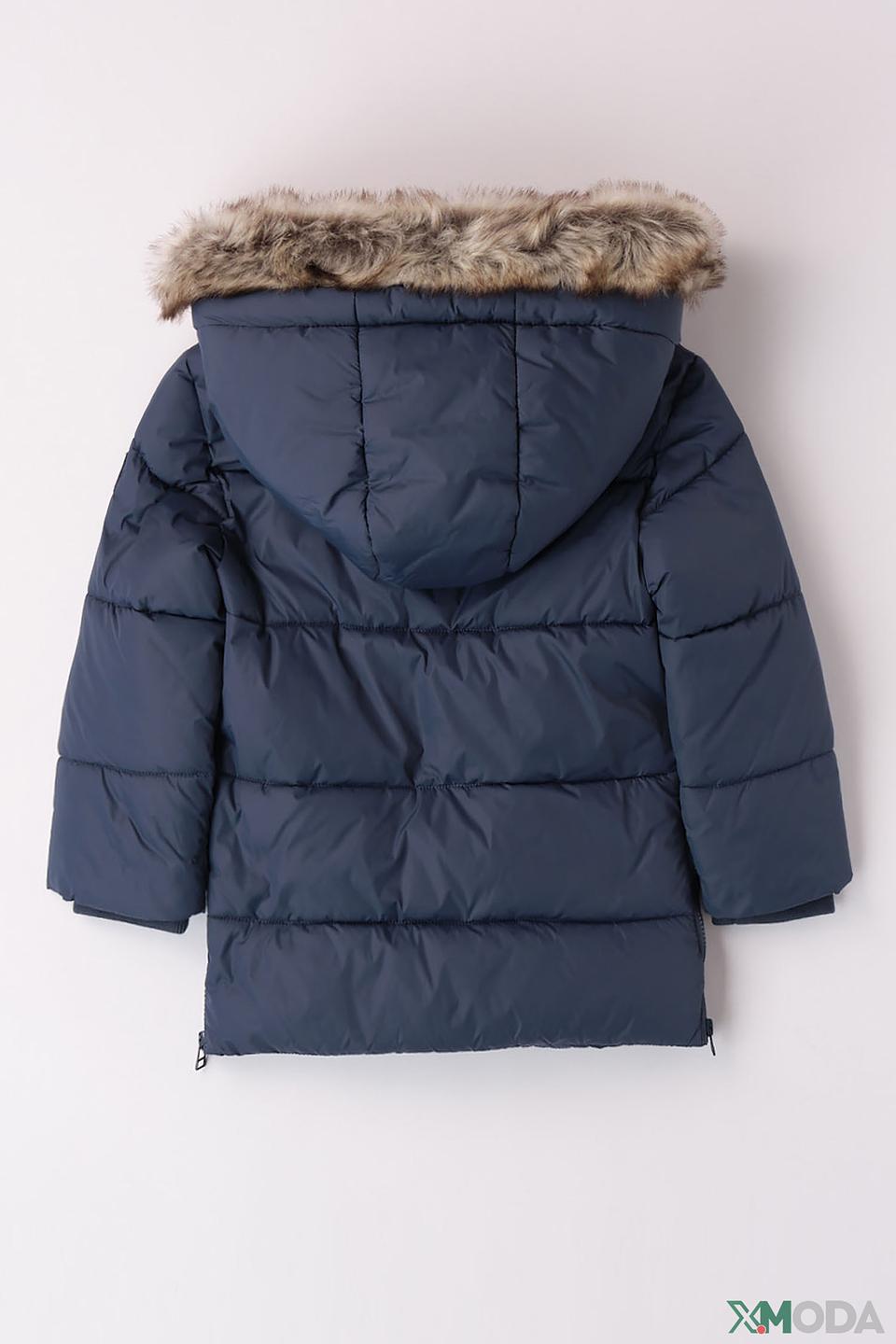 Куртка Sarabanda синяя с мехом