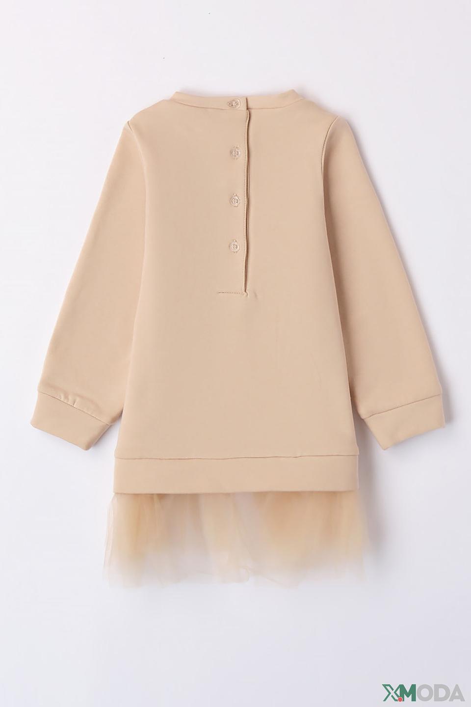 Платье Sarabanda с куклой бежевое