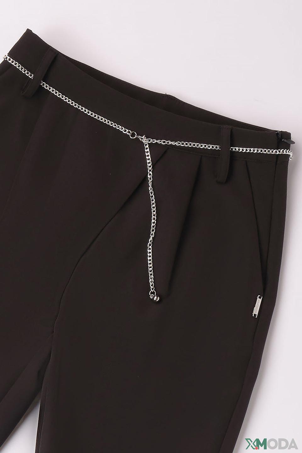Брюки Sarabanda с цепочкой чёрные