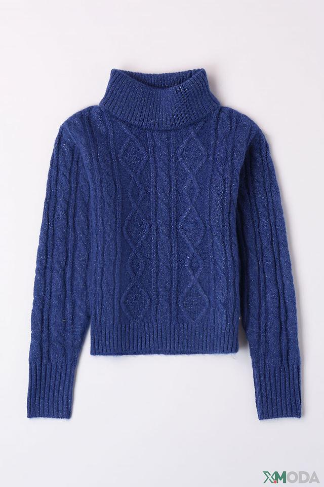 Джемпер Sarabanda синий с косами