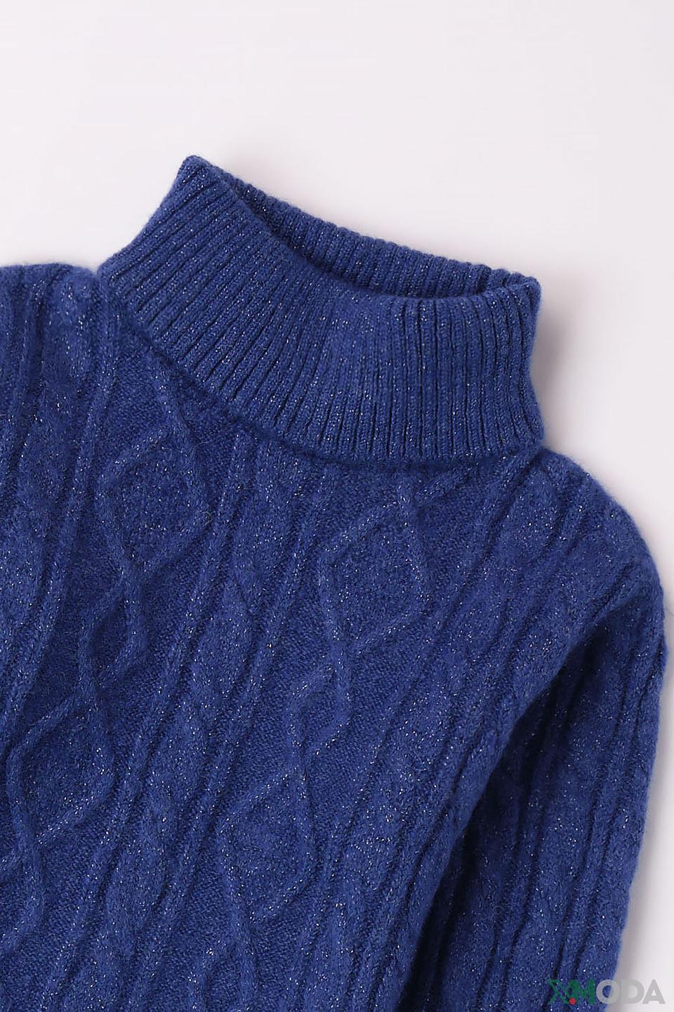 Джемпер Sarabanda синий с косами