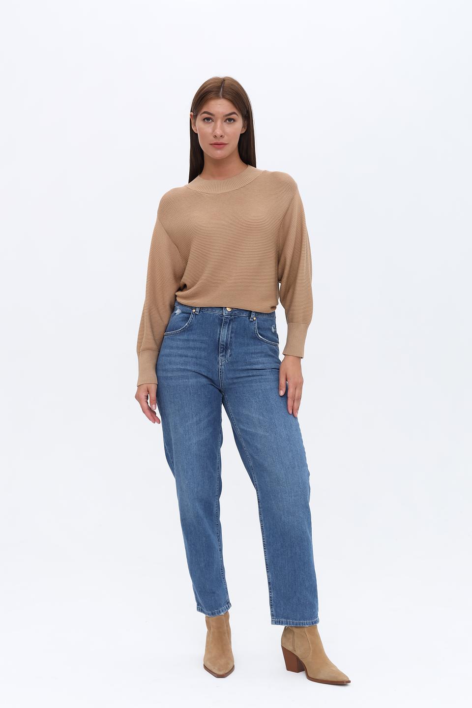 Пуловер More and More бежевый