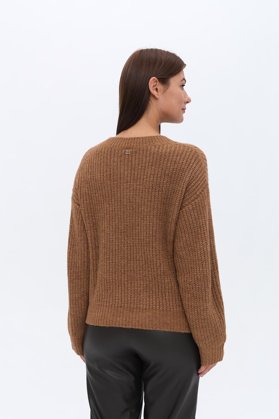 Джемпер Marciano V-образный коричневый