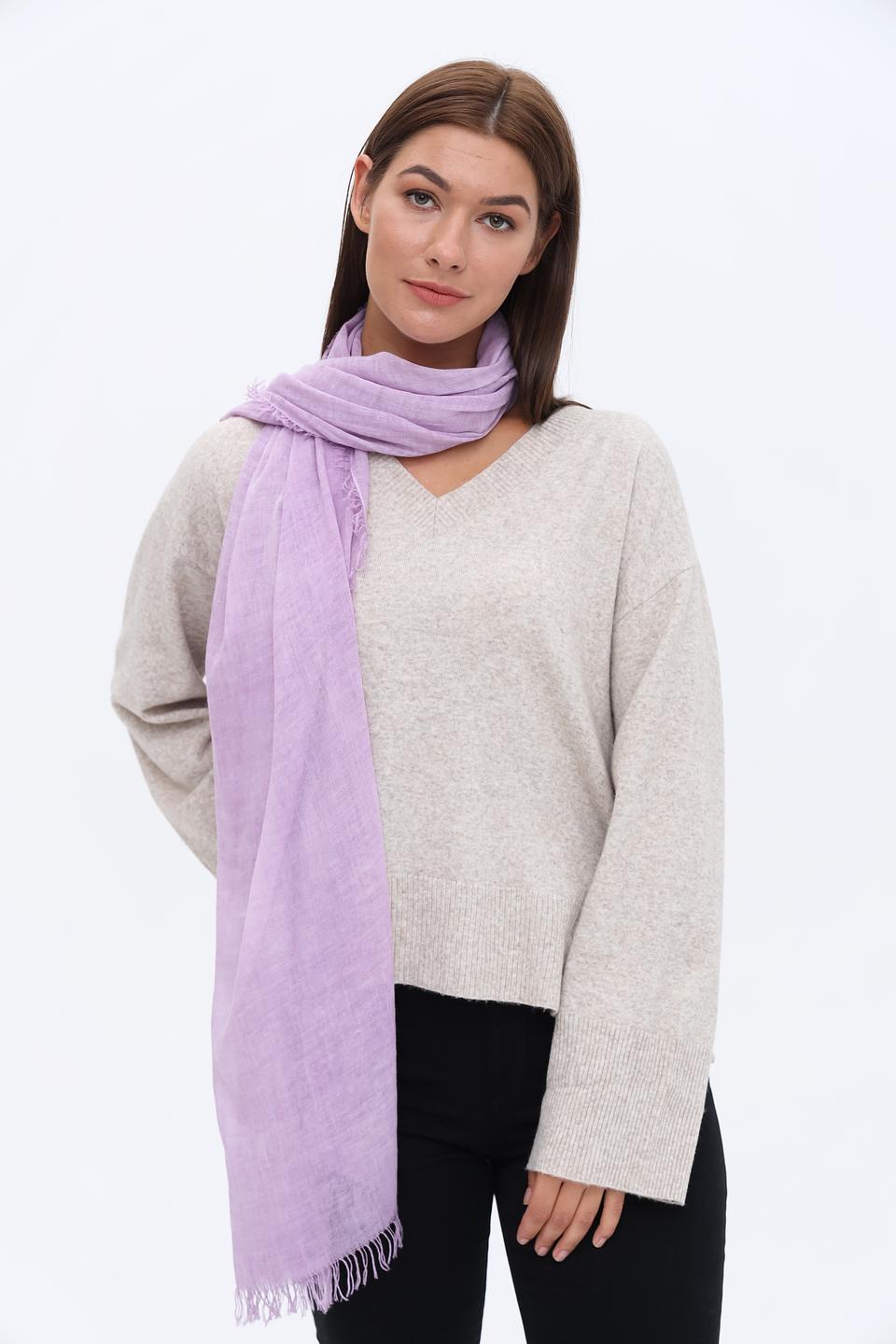 Шарф Fraas лавандовый
