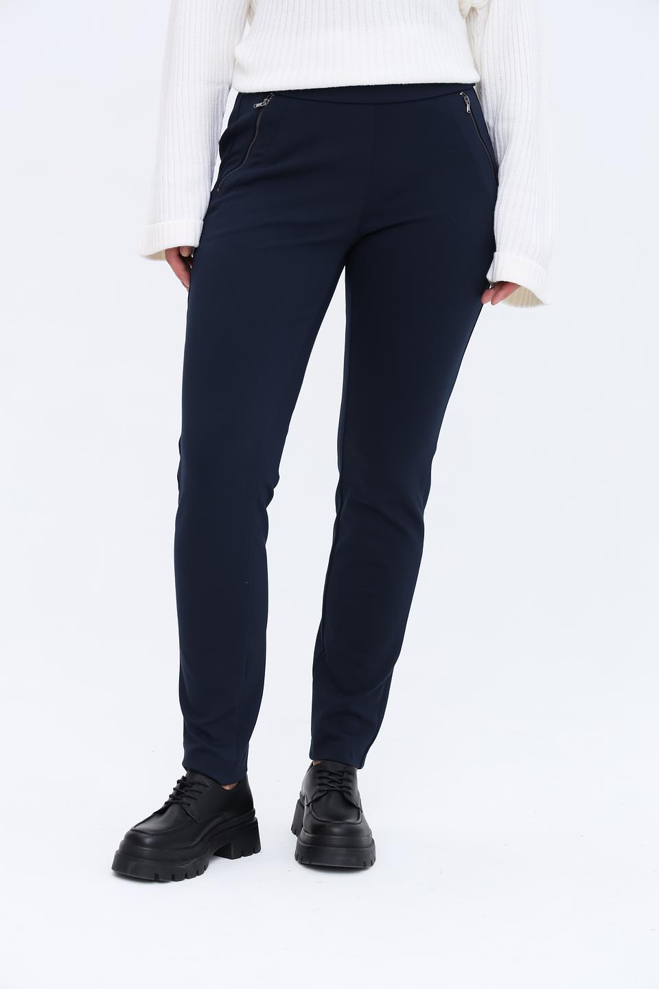 Брюки Gardeur с молниями темно-синие