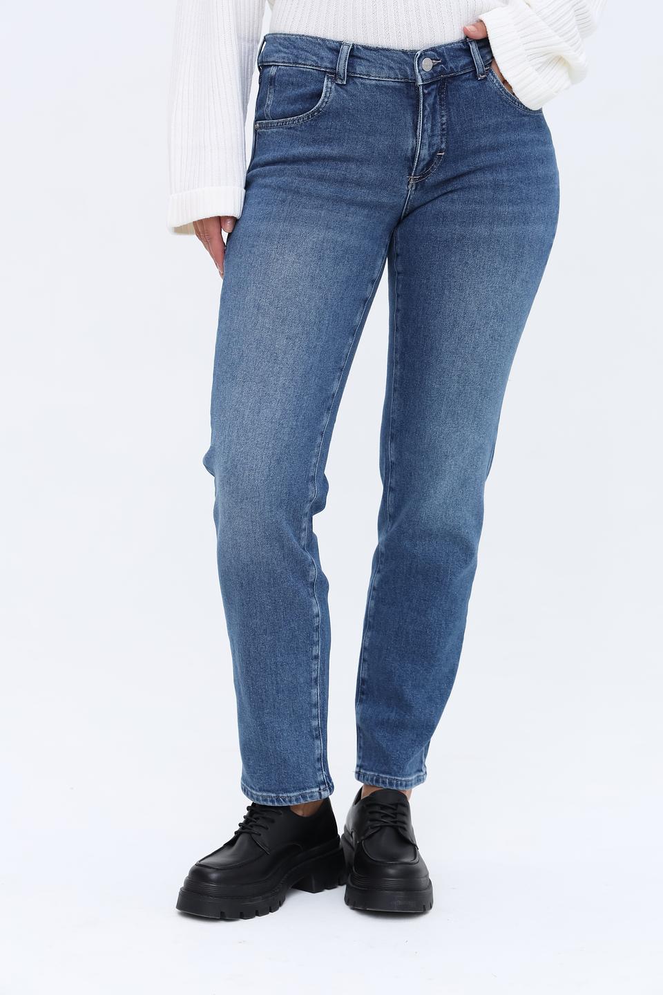 Джинсы Angels с высокой посадкой голубой