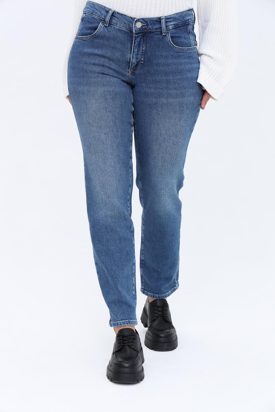 Джинсы Angels с высокой посадкой голубой