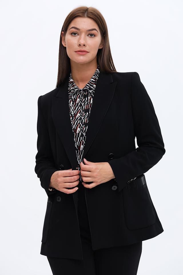 Жакет Marc Cain двубортный чёрный