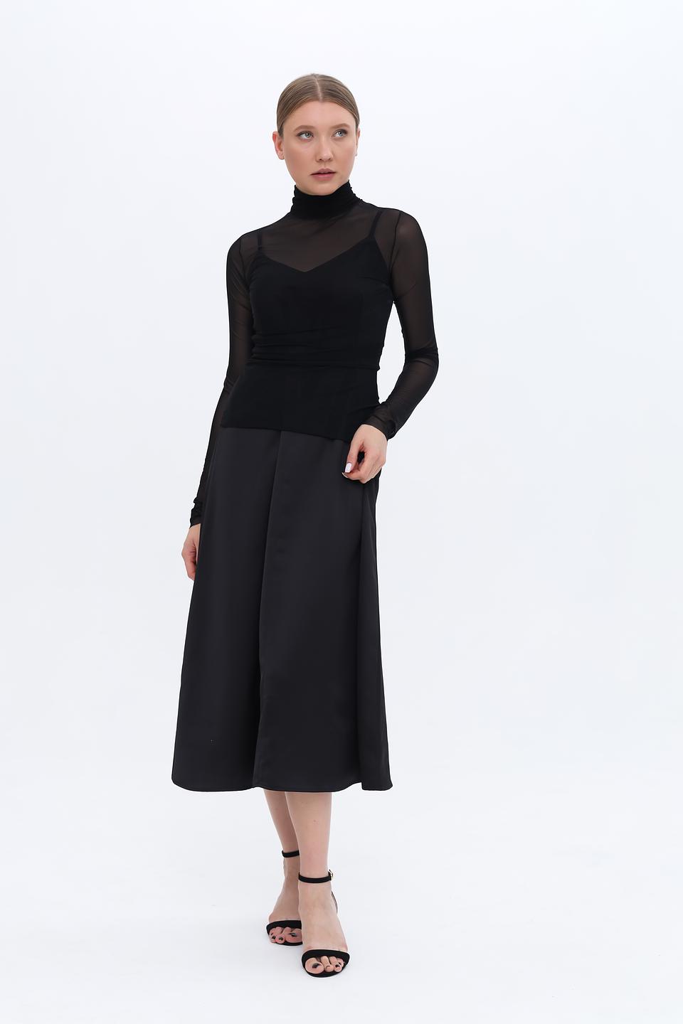 Платье Penny Black чёрное с сеткой