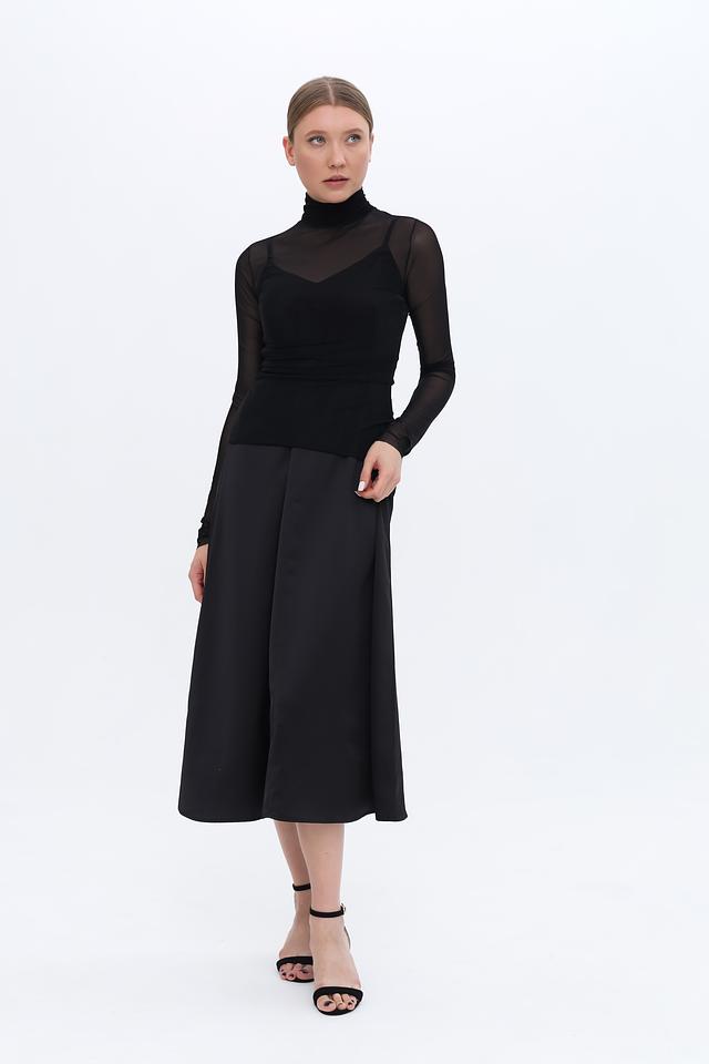 Платье Penny Black чёрное с сеткой