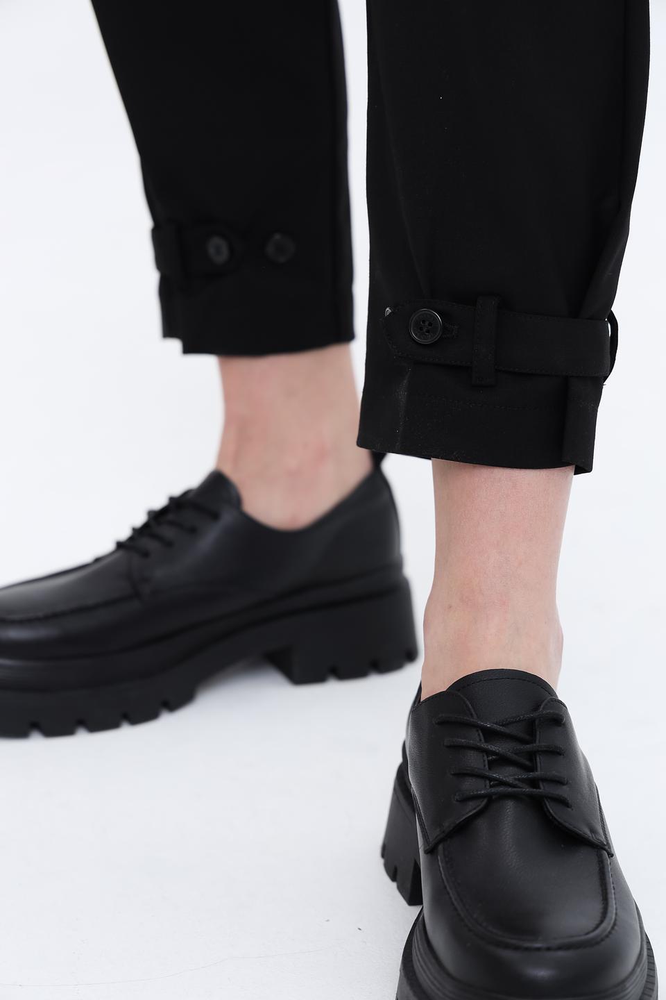 Брюки Twin Set карго чёрные