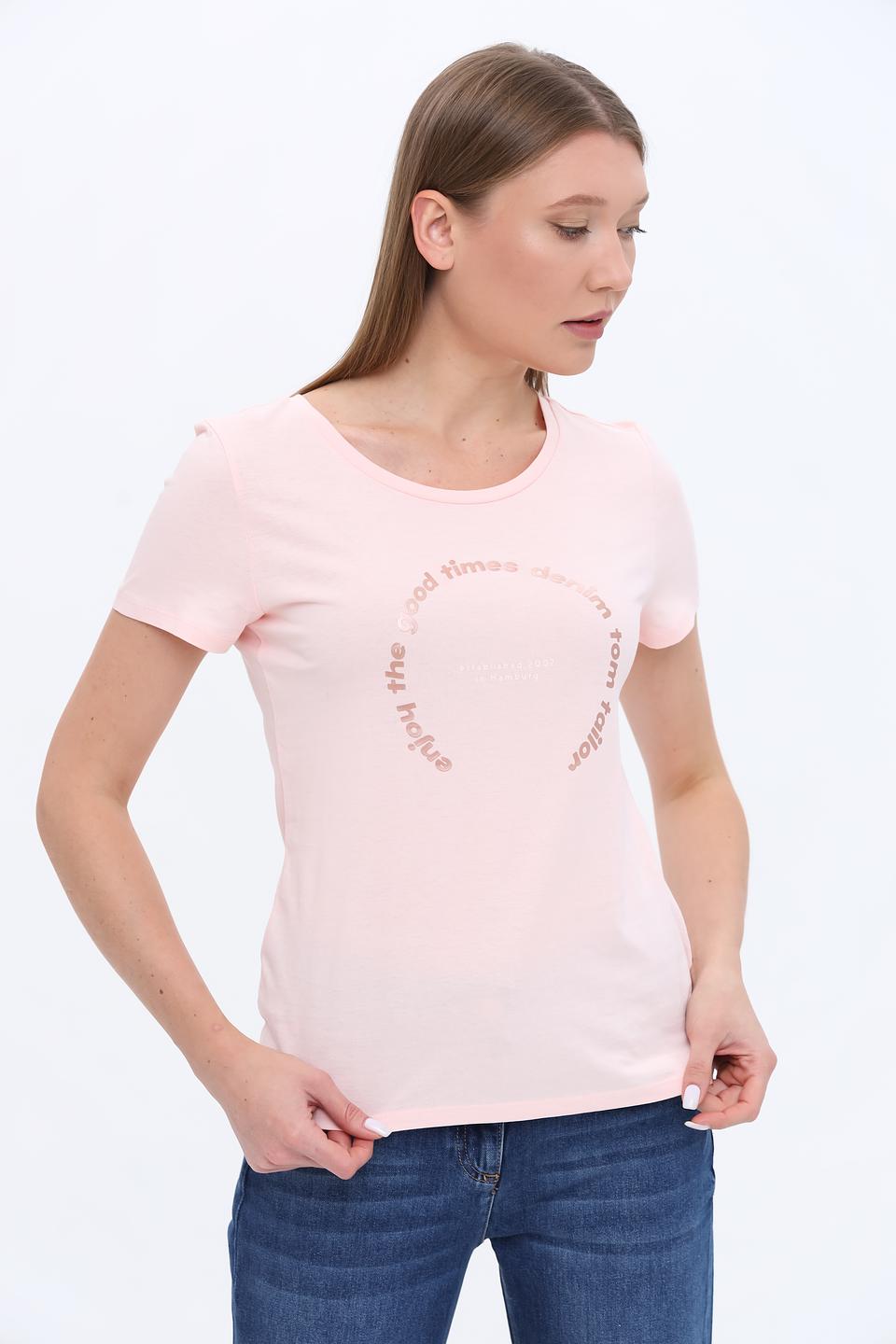 Футболка Tom Tailor denim розовый