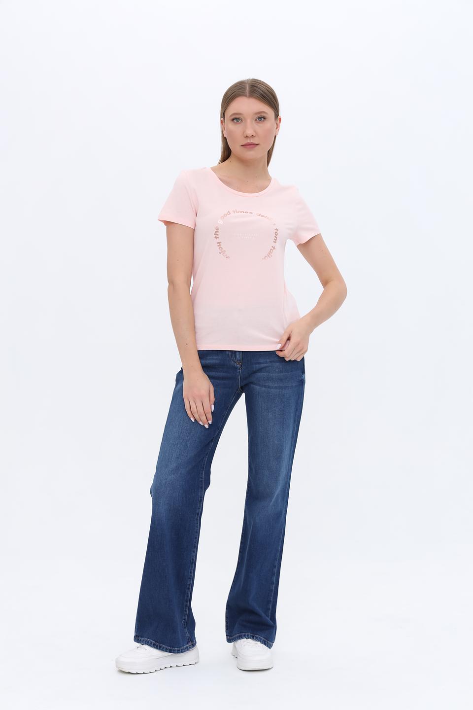 Футболка Tom Tailor denim розовый
