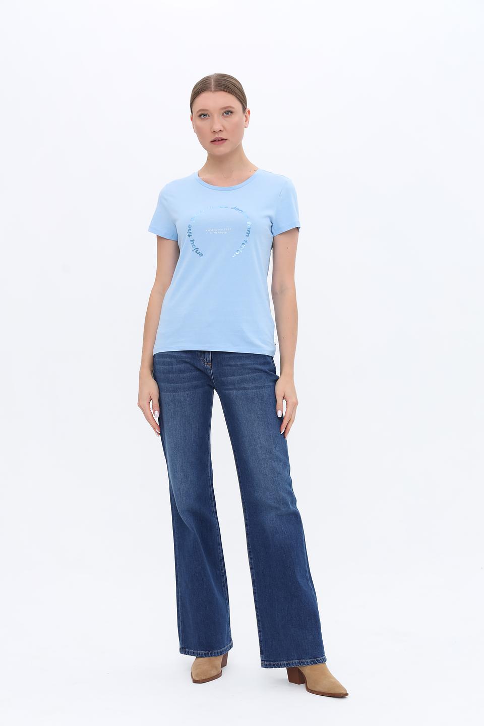 Футболка Tom Tailor denim голубая