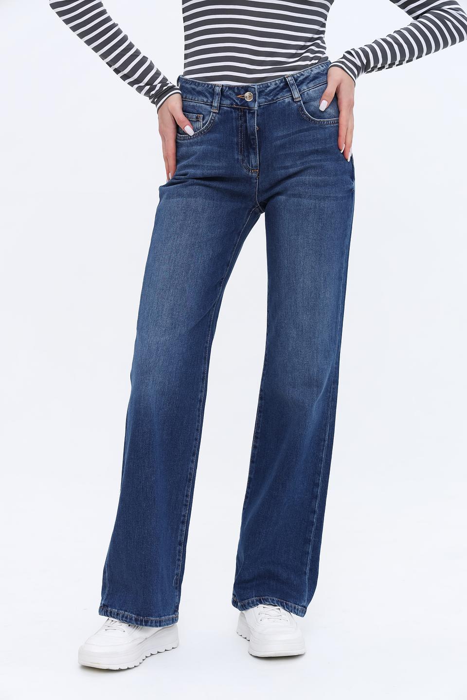 Джинсы Penny Black Grey широкие indigo