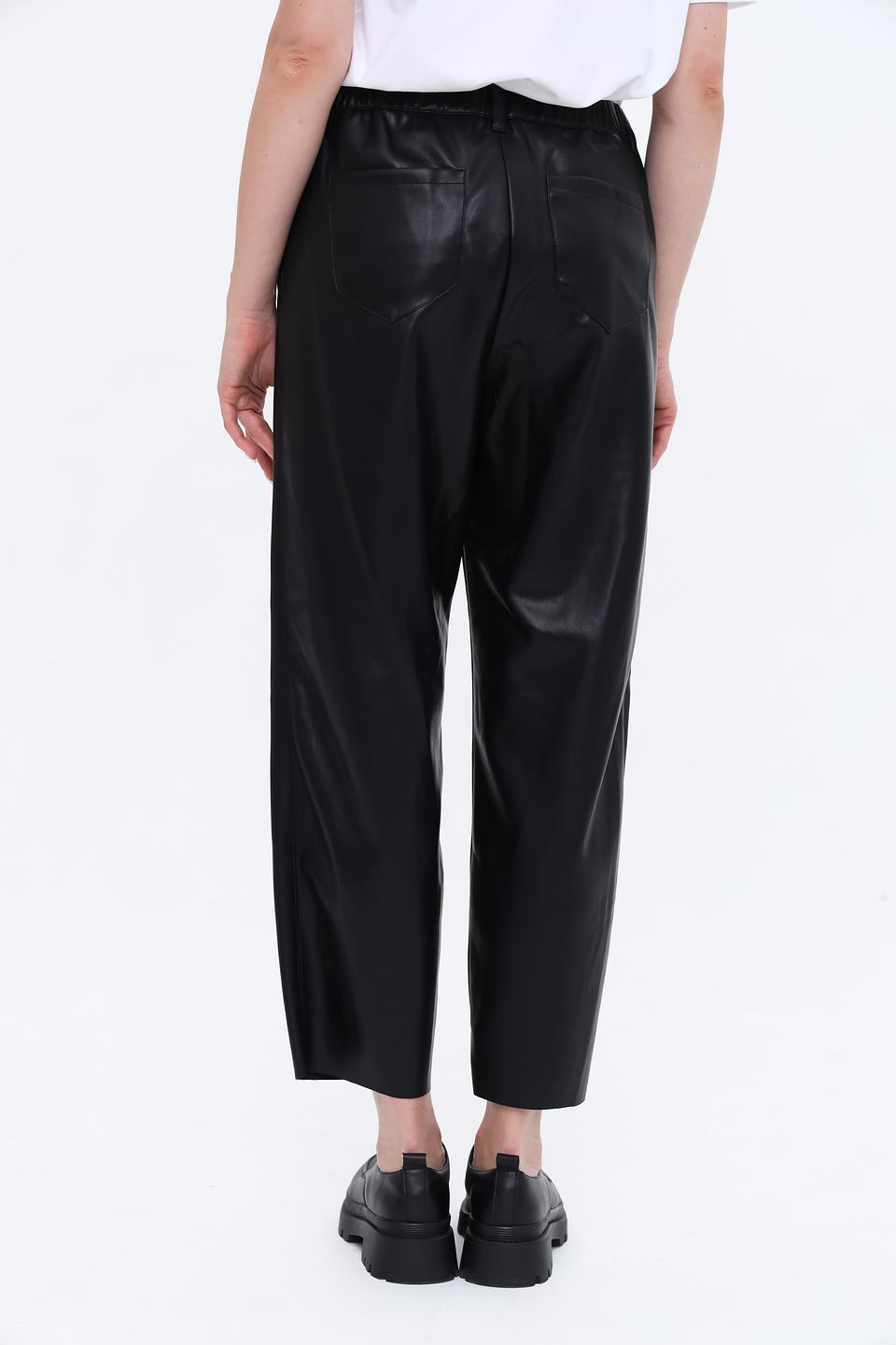Брюки Penny Black кожаные чёрные