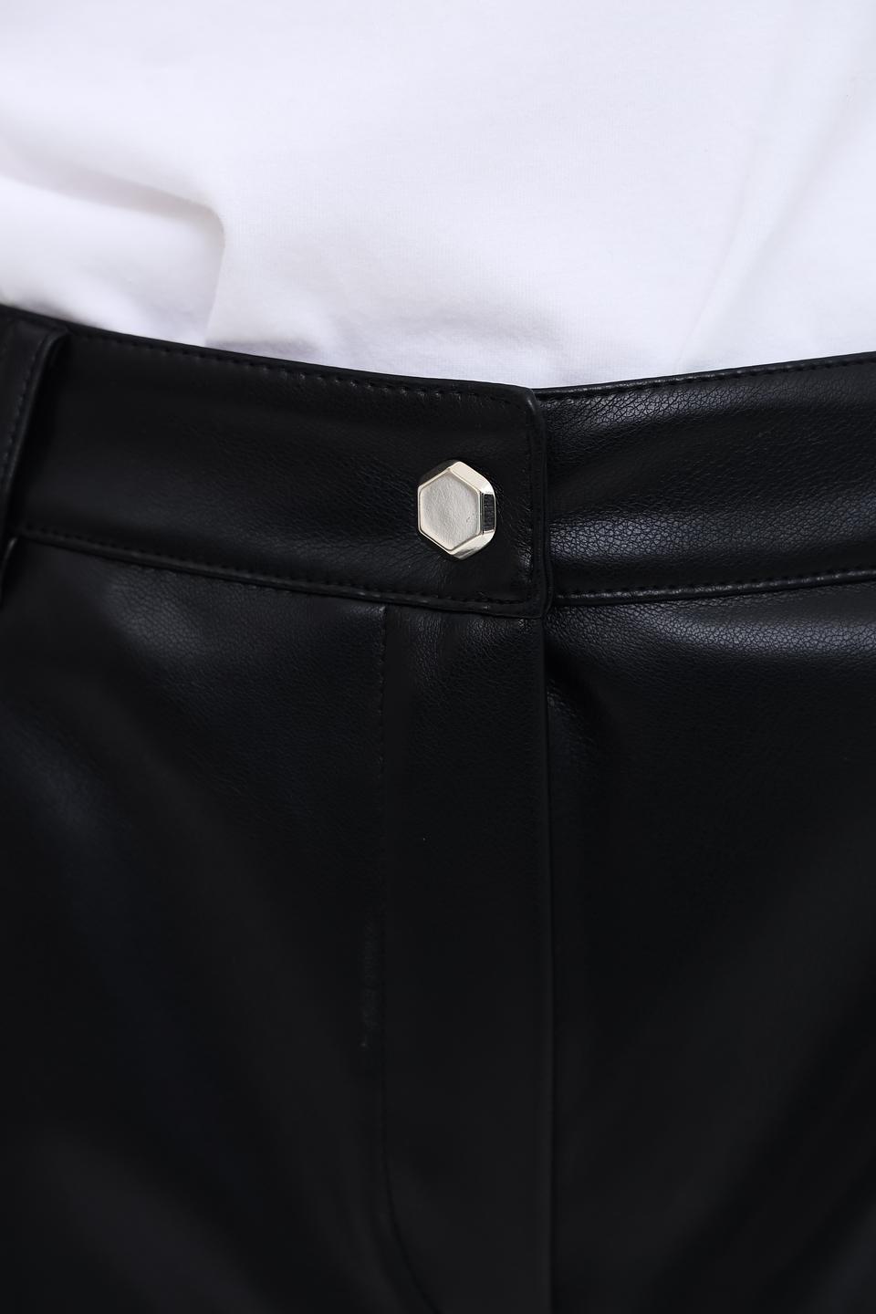 Брюки Penny Black кожаные чёрные