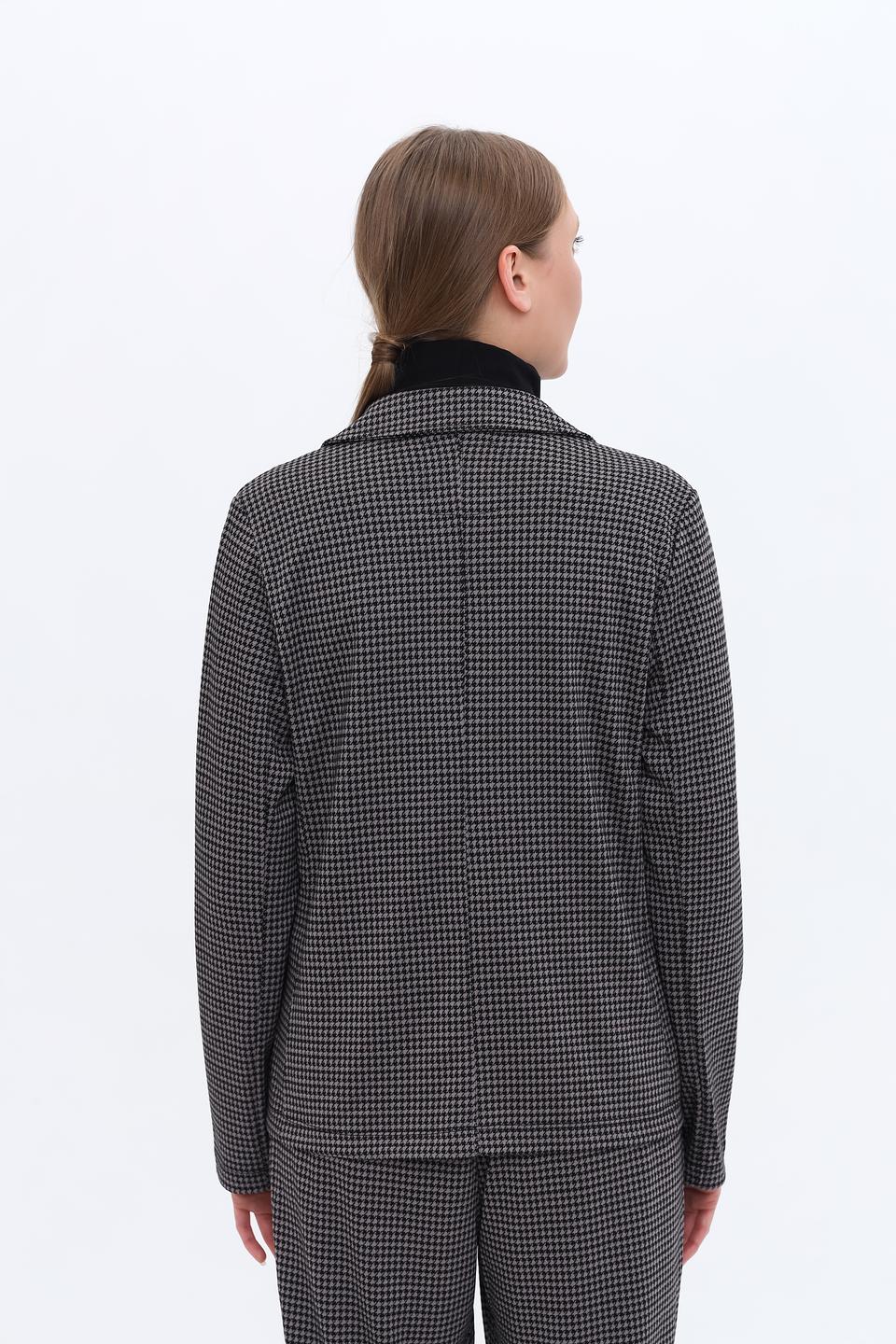 Жакет Broadway в клетку серый