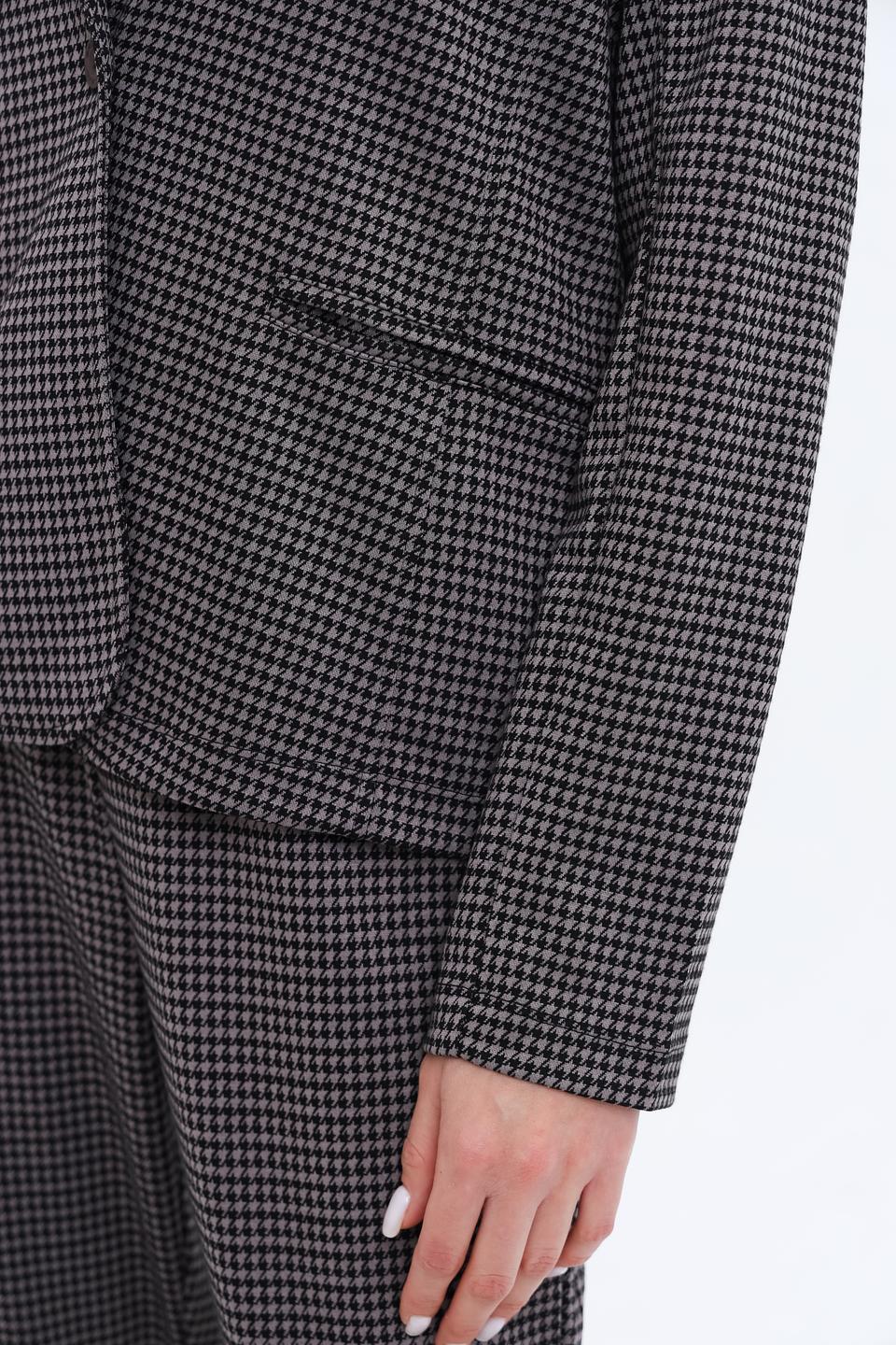 Жакет Broadway в клетку серый