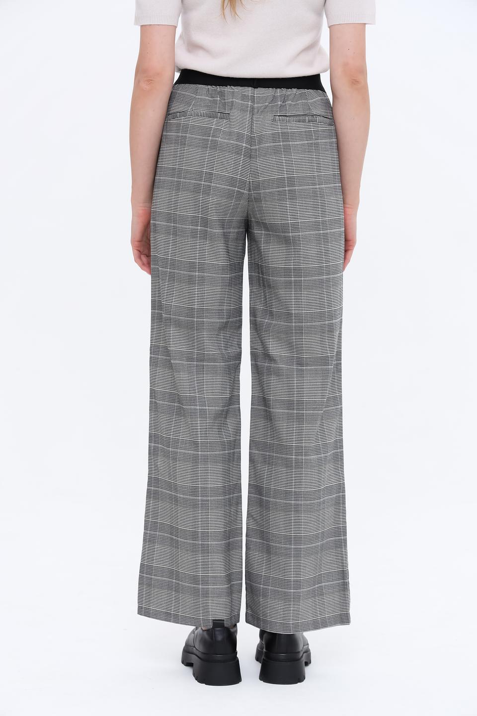 Брюки Broadway в клетку серые