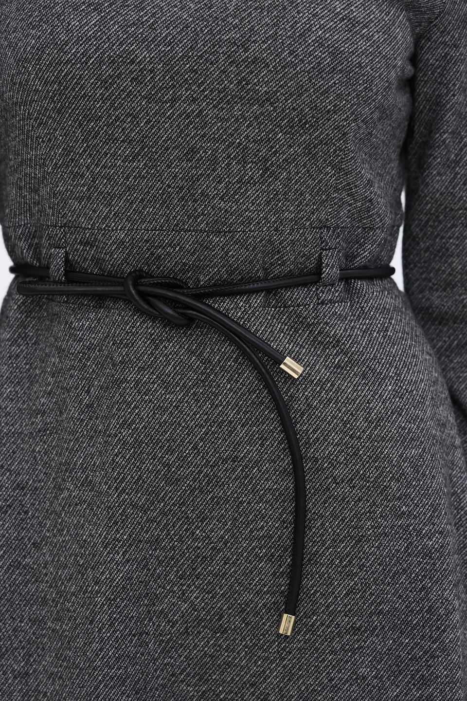 Платье Penny Black с поясом серое