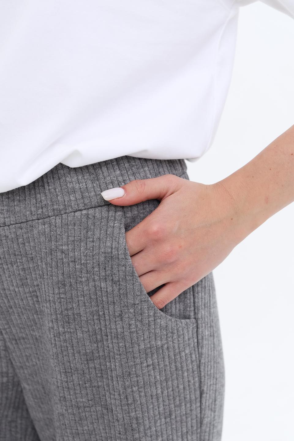 Брюки Catnoir в клетку серые