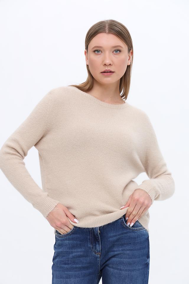 Пуловер Rich and Royal бежевый