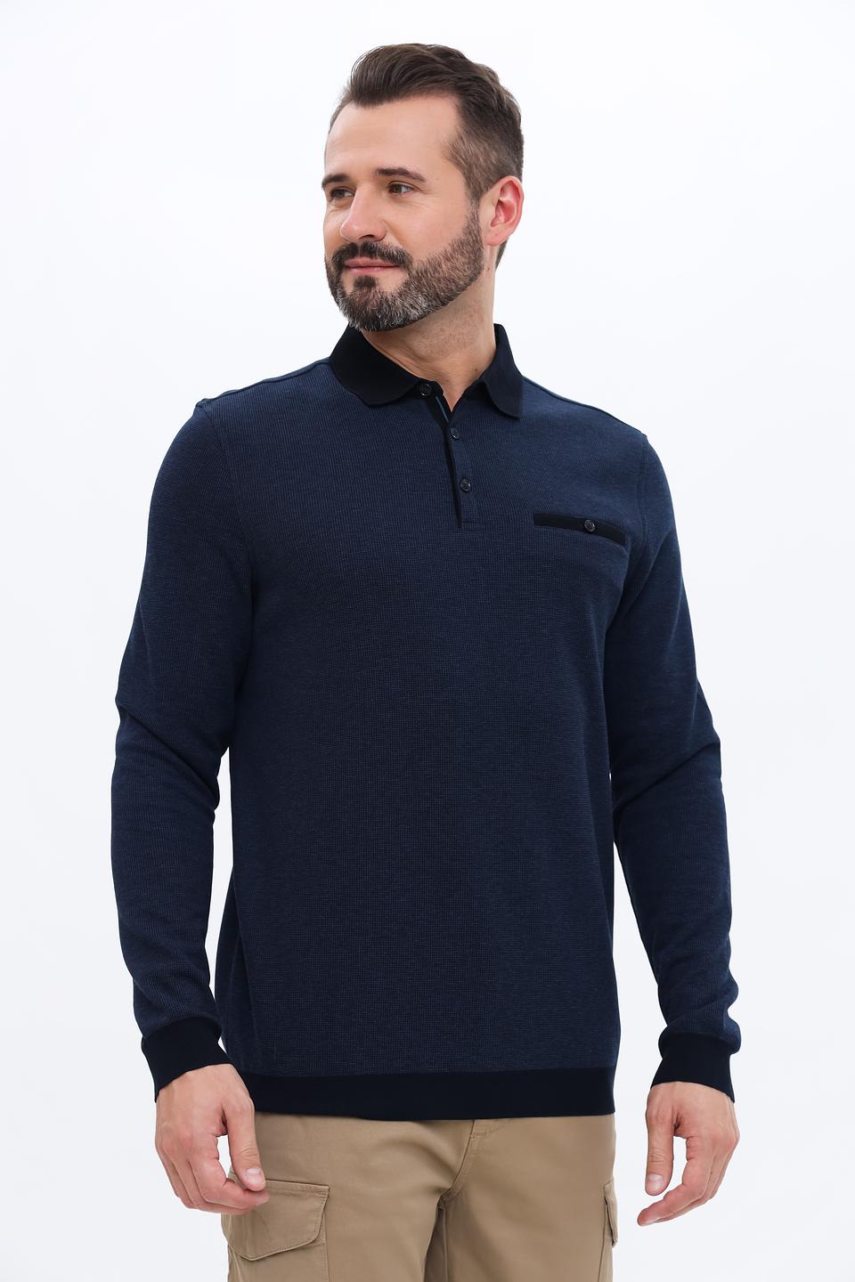 Поло Bugatti с длинным рукавом