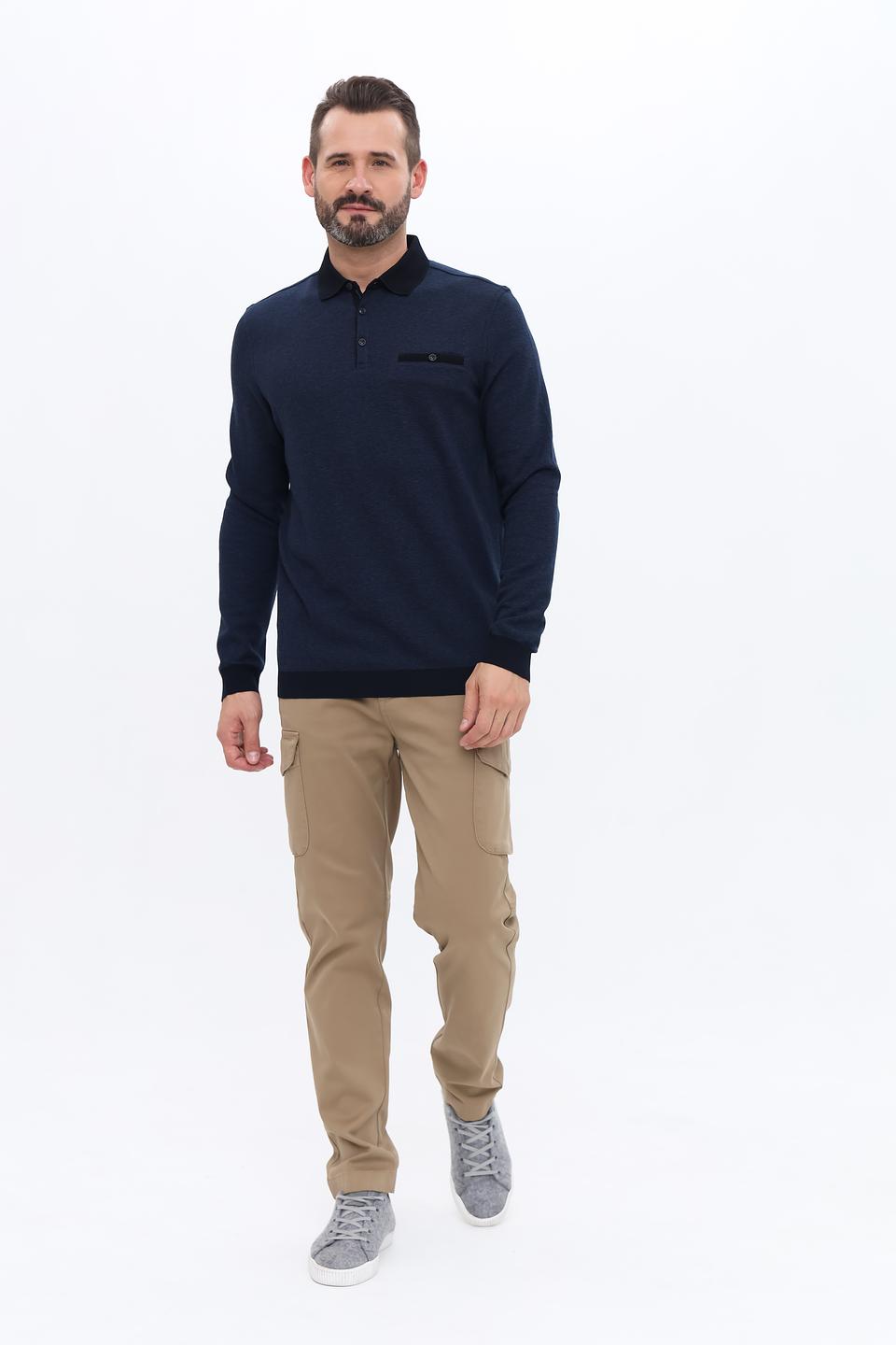 Поло Bugatti с длинным рукавом