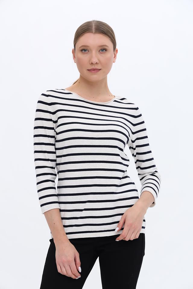Лонгслив Oui в полоску