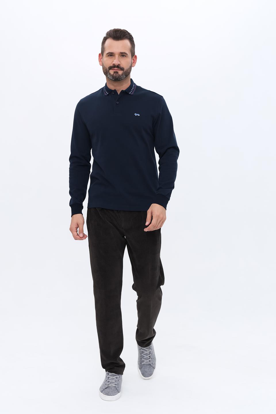 Поло-джемпер Harmont & Blaine синий