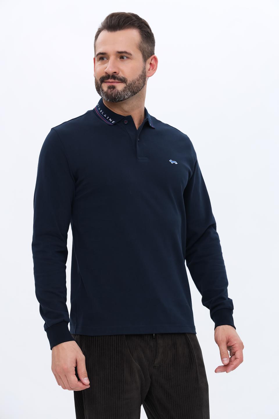 Поло-джемпер Harmont & Blaine синий