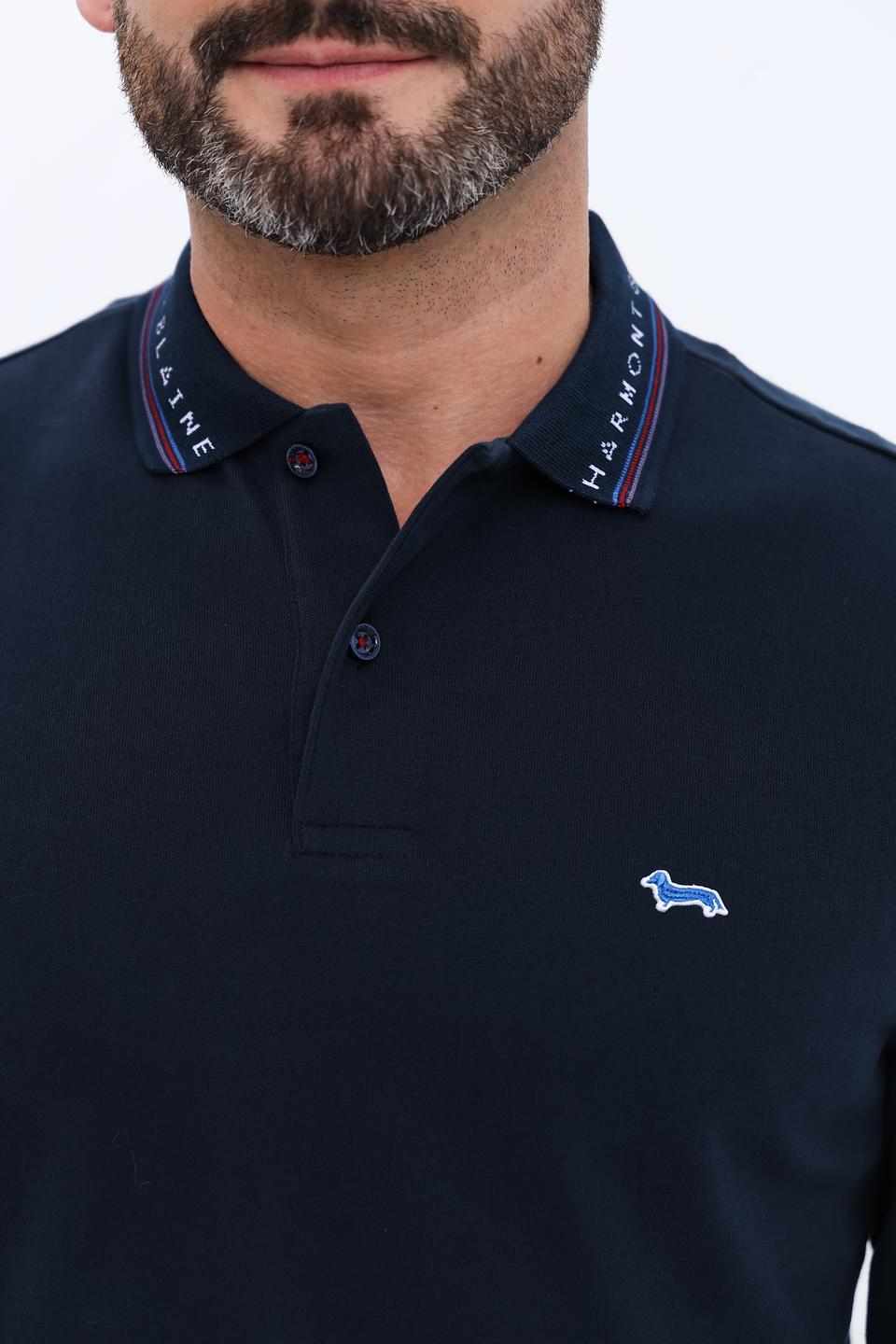 Поло-джемпер Harmont & Blaine синий