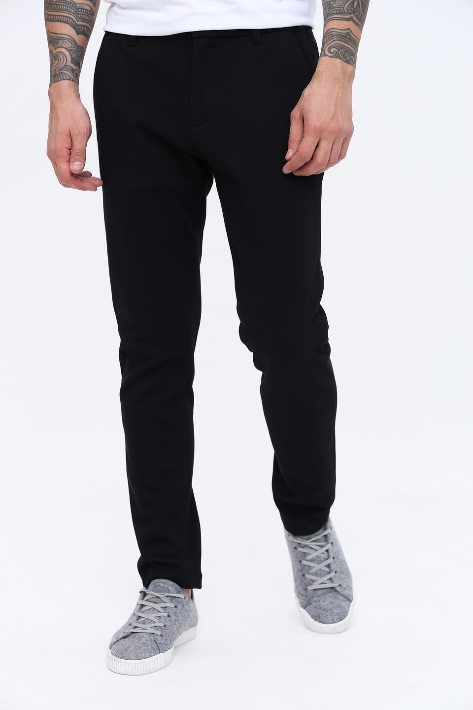 Брюки Tom Tailor чёрные slim fit