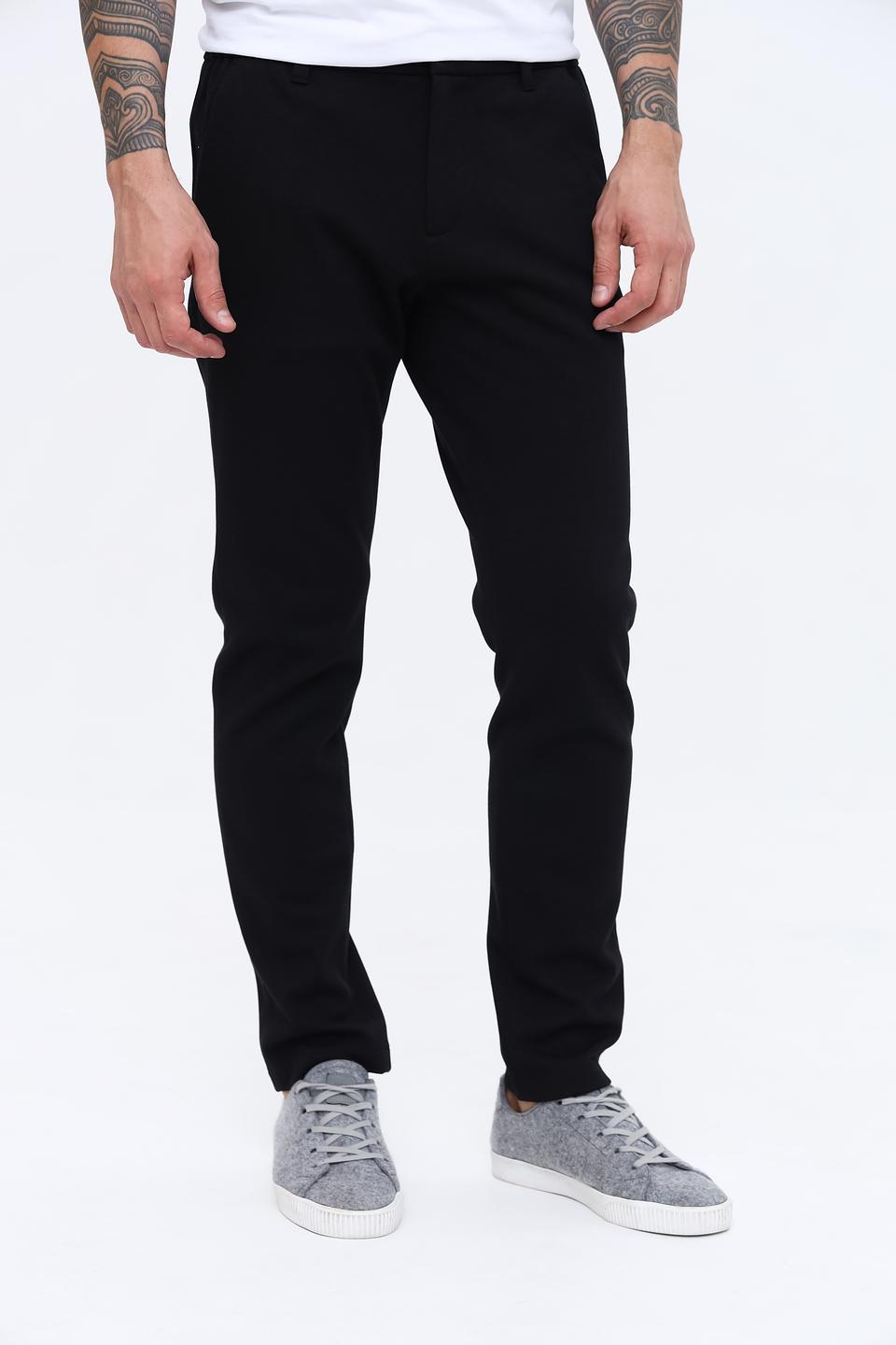 Брюки Tom Tailor чёрные slim fit