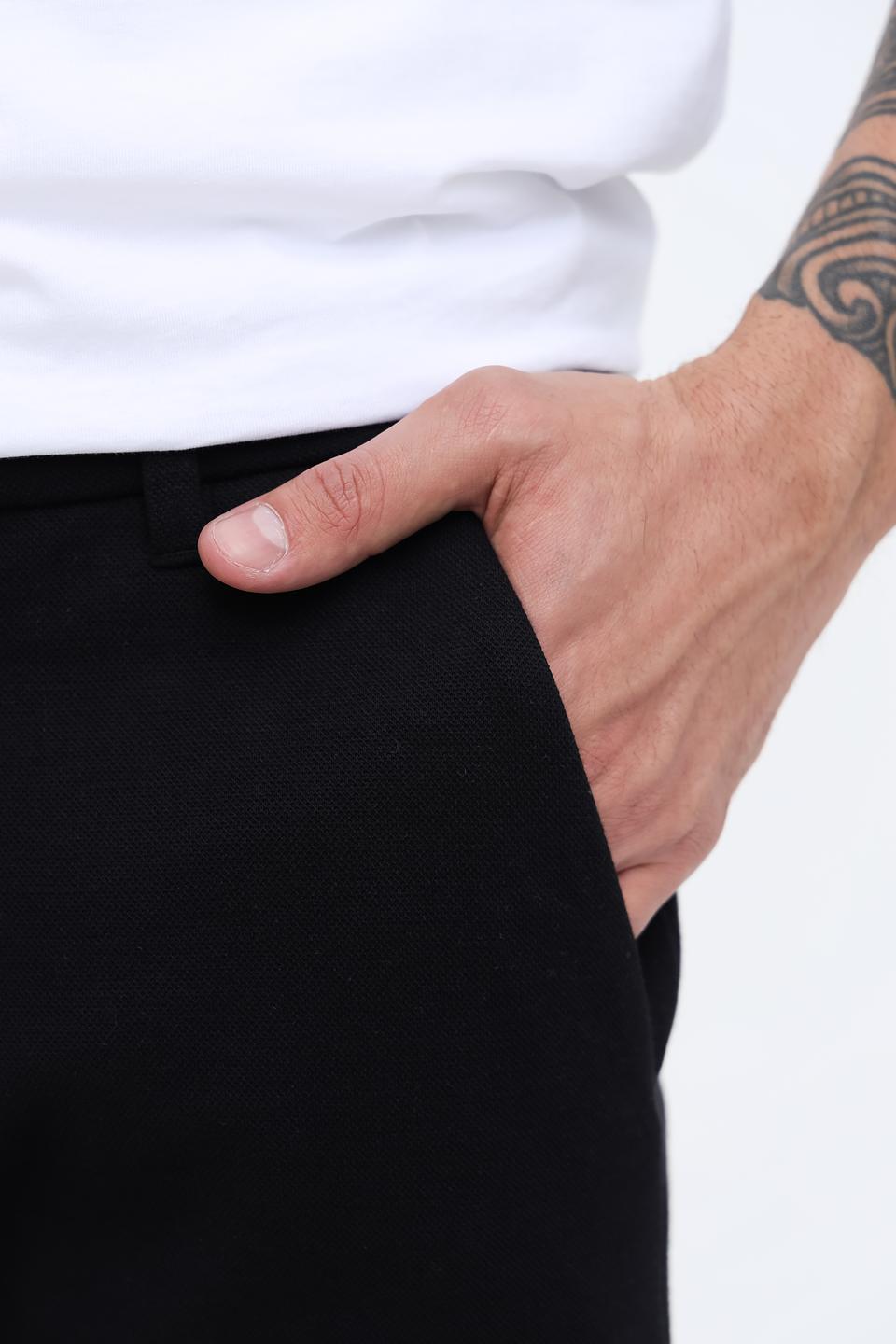 Брюки Tom Tailor чёрные slim fit