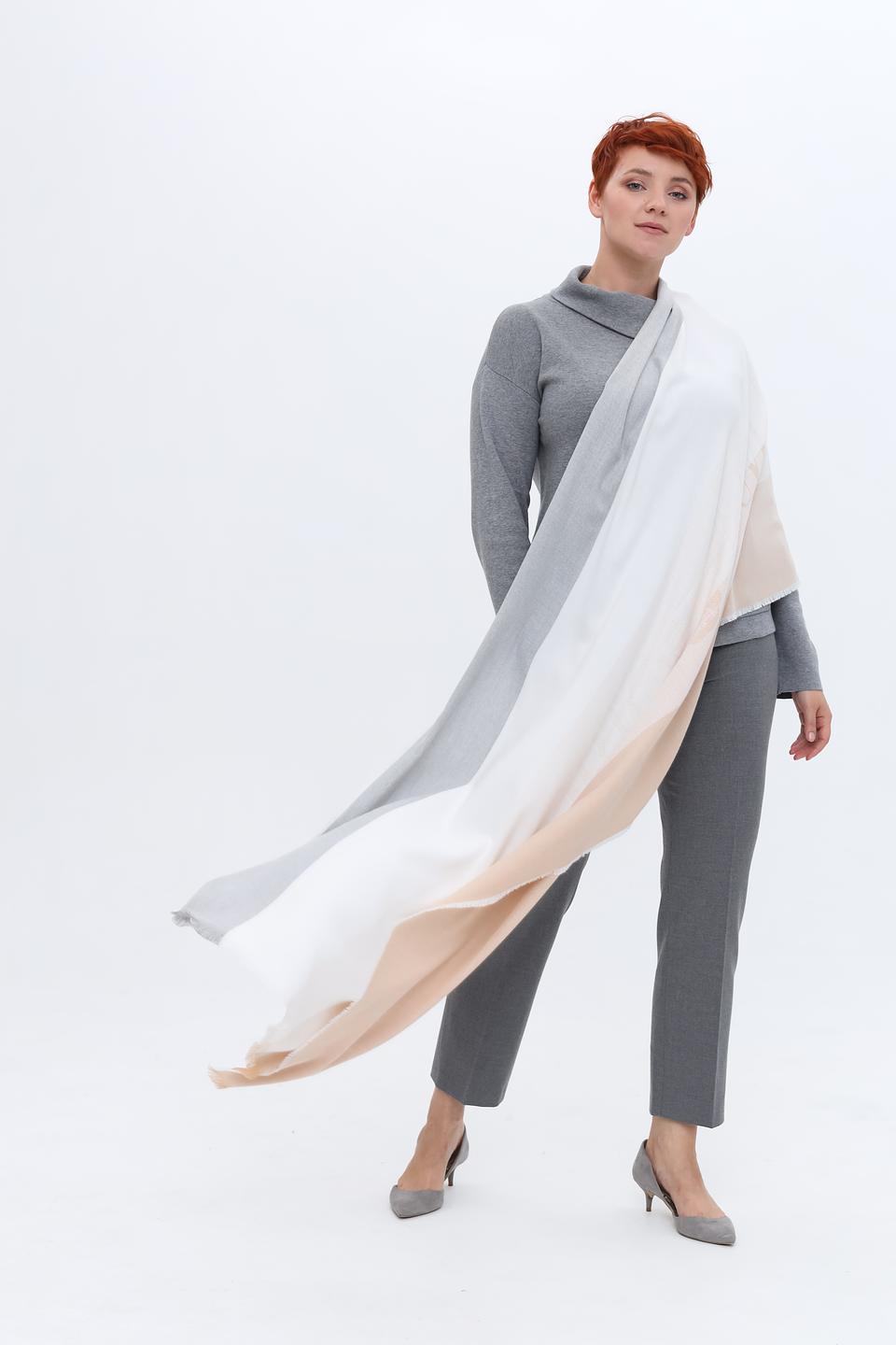 Шарф Emporio Armani двухцветный