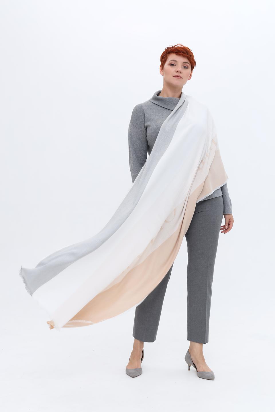 Шарф Emporio Armani двухцветный