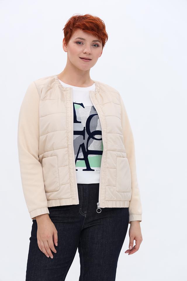 Жакет Olsen стеганый бежевый