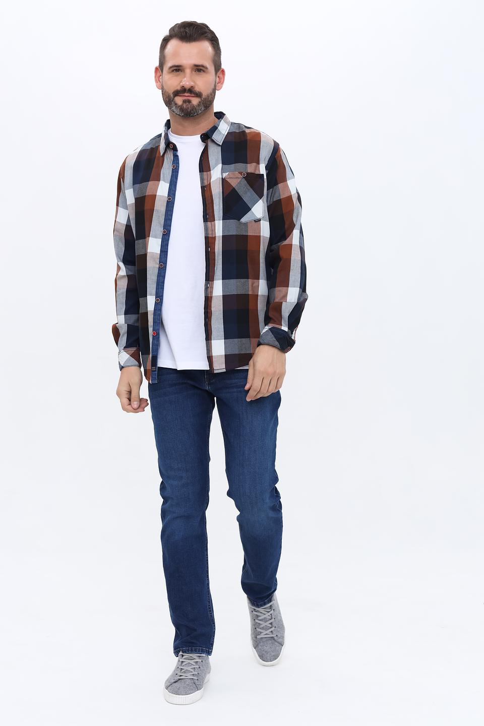 Рубашка Time Zone в клетку