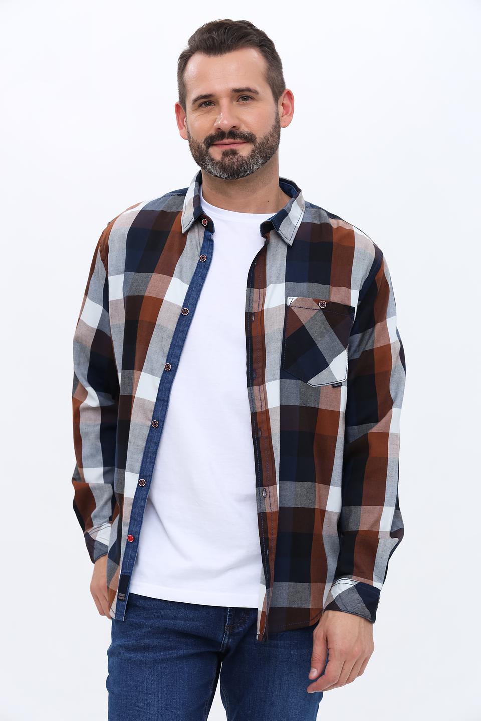 Рубашка Time Zone в клетку