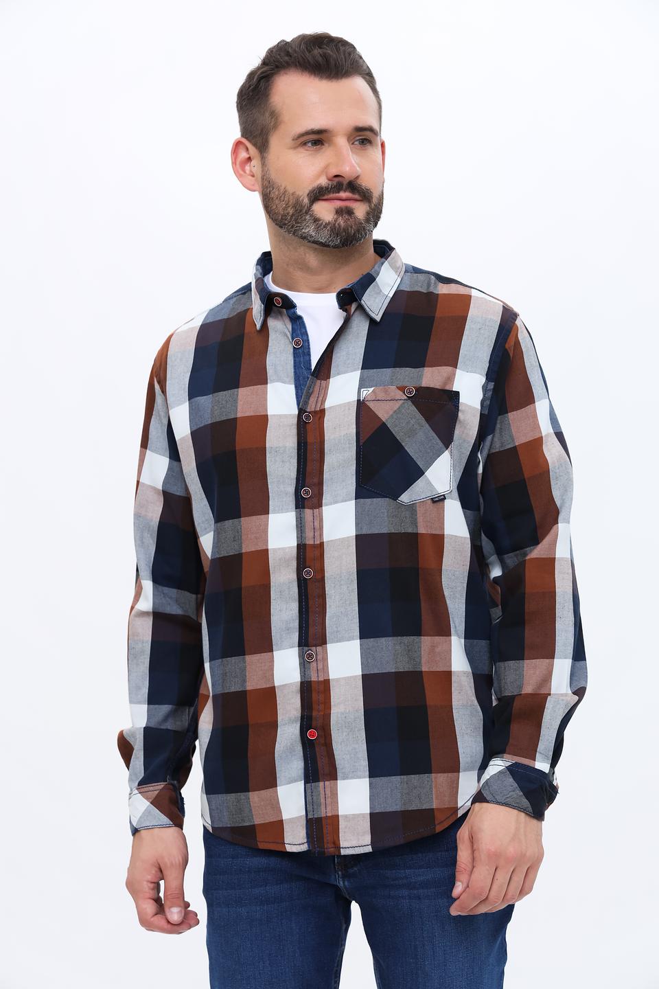 Рубашка Time Zone в клетку