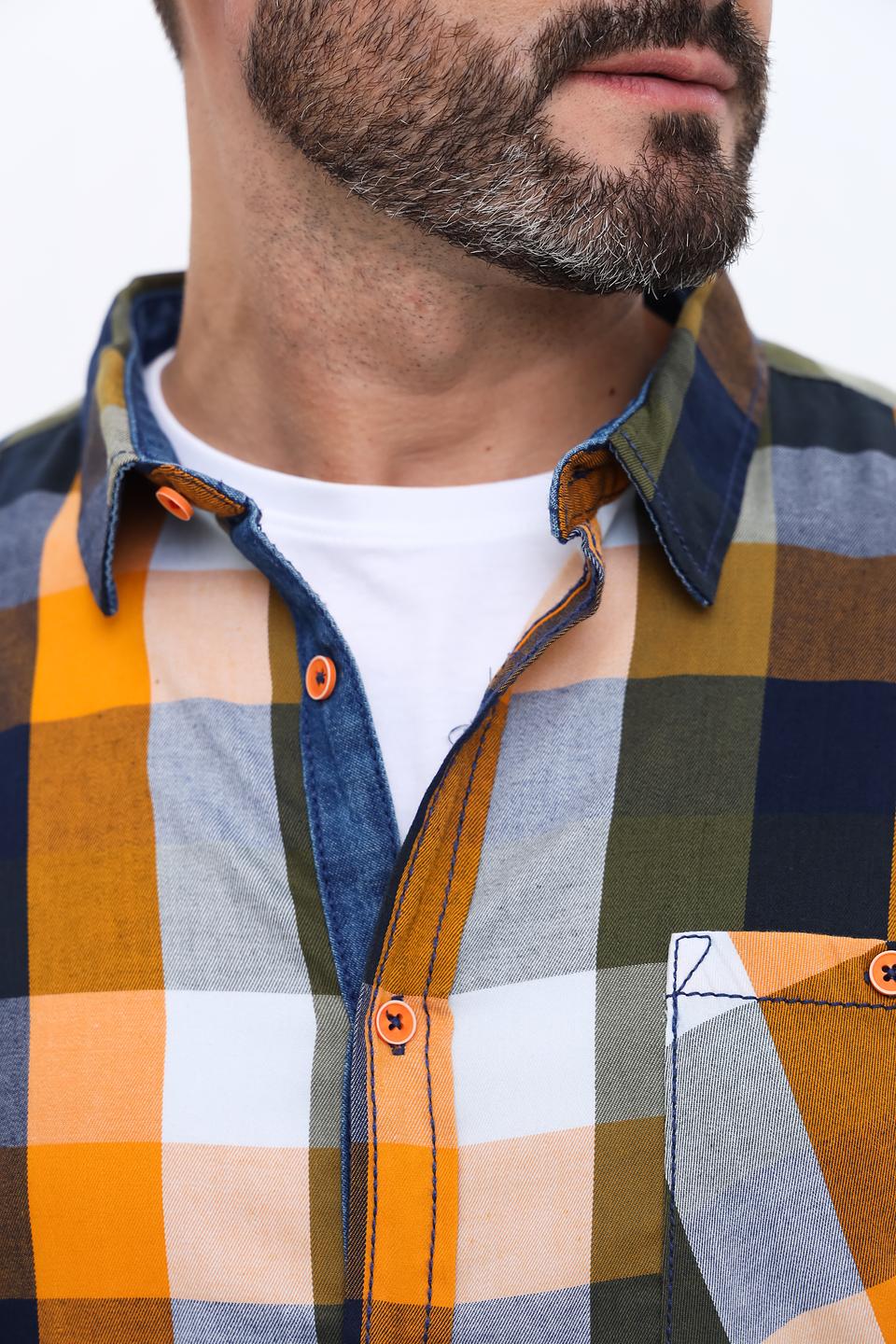 Рубашка Time Zone в клетку