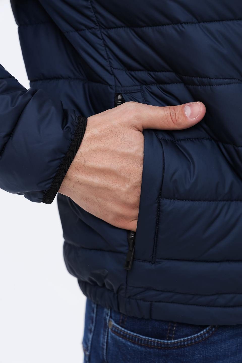 Куртка Bugatti стеганая синяя