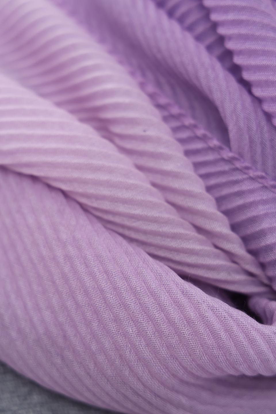 Шарф Fraas плиссированный лавандовый