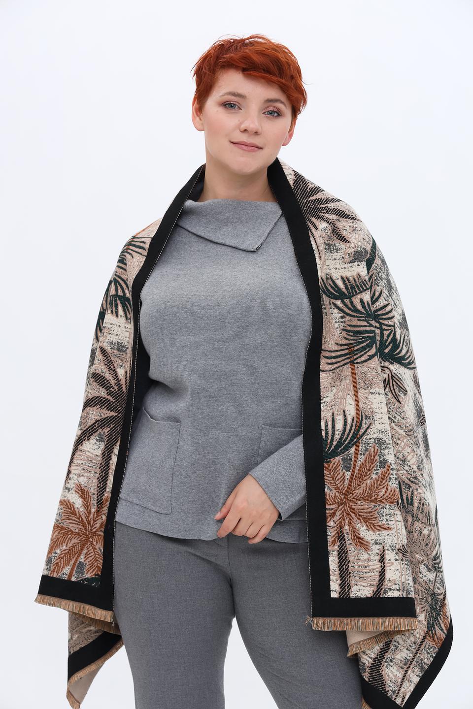 Шарф Pezzo с тропическим принтом